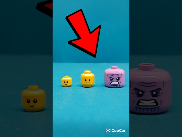 Every LEGO Minifigure head! #lego #shorts #legopieces #legosets #minifigures #legominifigures