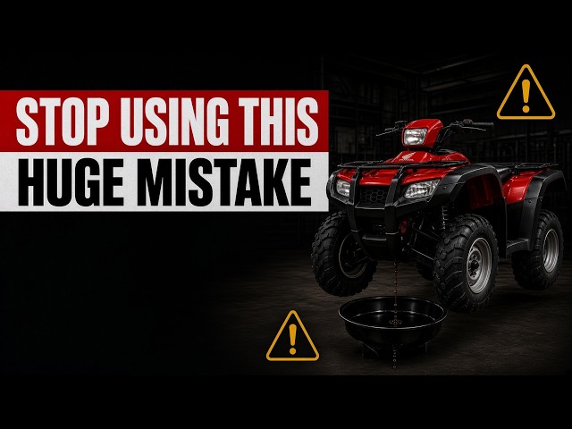 NEVER Change Your Honda ATV's Oil Until You WATCH THIS!