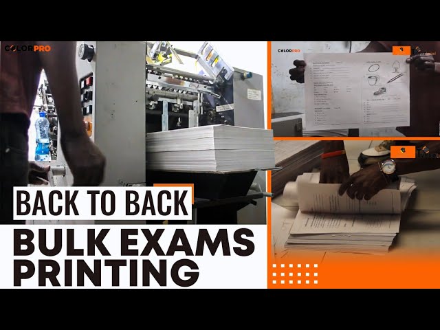 DOUBLE SIDED OFFSET PRINTING MACHINE (perfecter)- Exam Papers Printing Process
