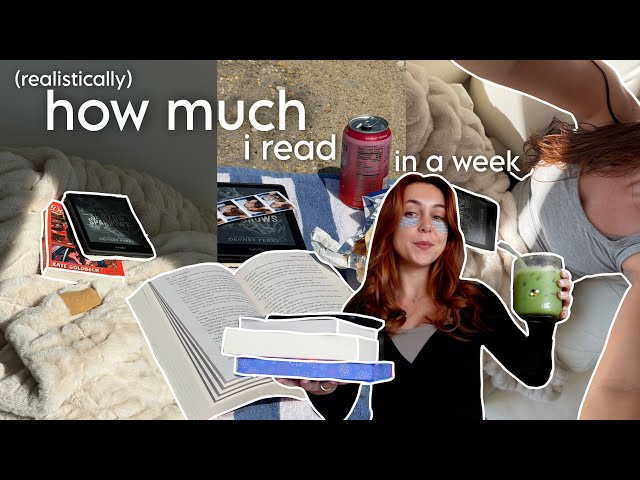 how much do i read in a week? 🤔📖 *reading vlog*