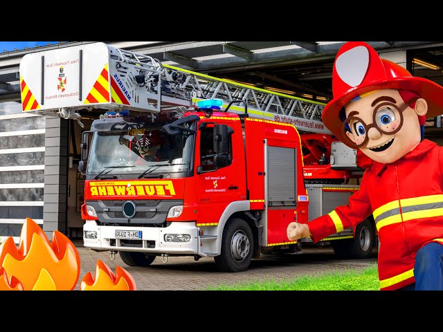 The Kids explore a Real Fire Station 🚒🧒