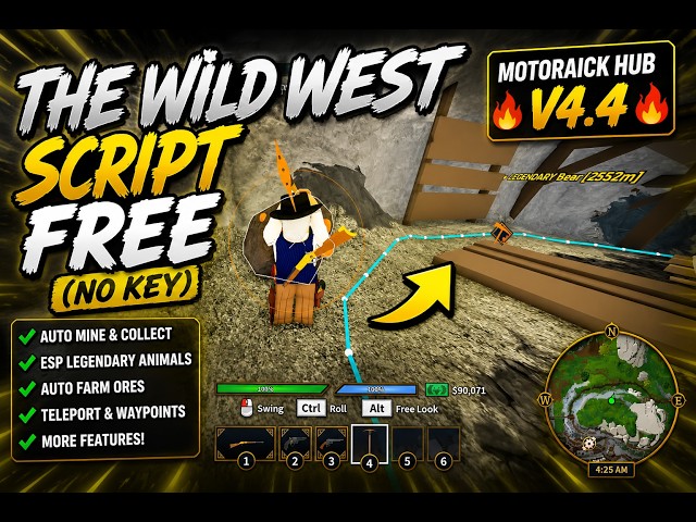 The Wild West Script FREE (No Key) 🔥MOTORAICK HUB V4.4🔥