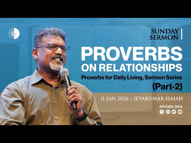 Proverbs on Relationships (Friendships) - Proverbs for Daily Living | Jeyakumar Isaiah