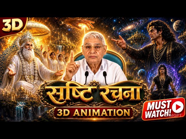 सम्पूर्ण सृष्टि की रचना || भाग - 1||  जब ज्योति निरंजन की तपस्या में फँस गई सत्यलोक की आत्माएँ | 
