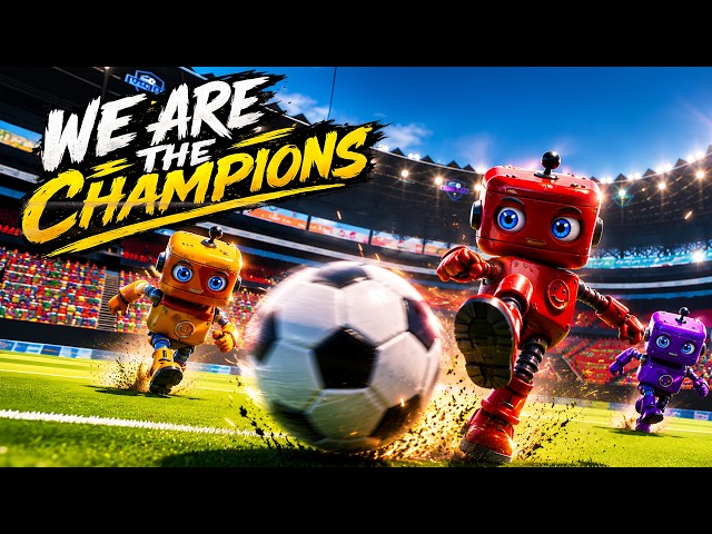 ⚽ WE ARE THE CHAMPIONS! 🏆 | Team Rusty's Epic Soccer Adventure | Kids Songs