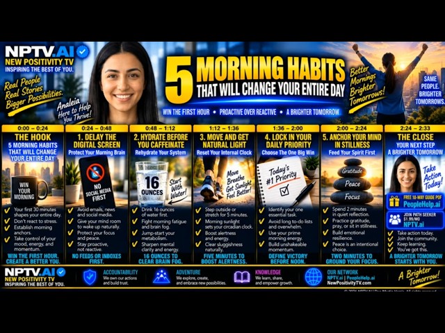 5 morning habits that will change your entire day