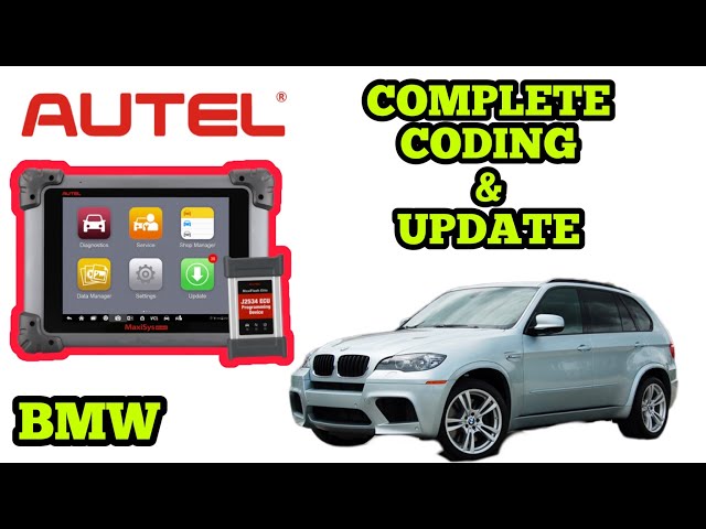 AUTEL Maxisys CODING & PROGRAMMING On BMW COMPLETE UPDATE!! | STEP BY STEP GUIDANCE