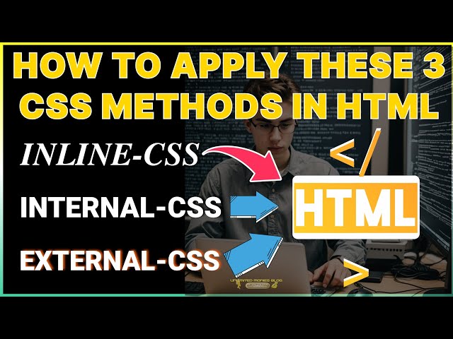 INLINE, INTERNAL And EXTERNAL CSS: How To Use Them Without PC