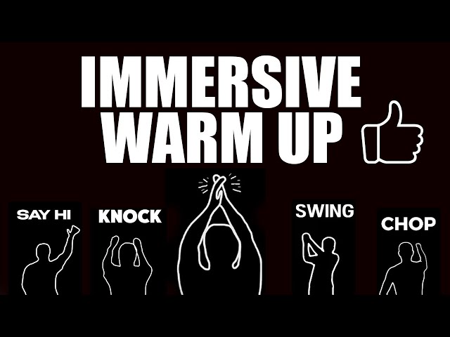 没入型インタラクティブウォームアップ | フルバージョン | 楽しい全身インタラクティブワークアウト