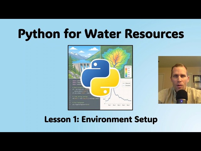 Python para recursos hídricos, lección 1: Configuración del entorno