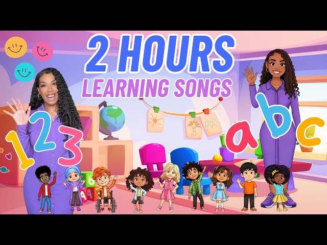 Fun Learning Songs| Ms Houston| 2 Hour Compilation