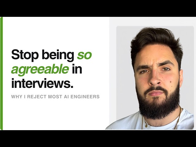 AI Engineer Interview Mistakes (don't do these!)