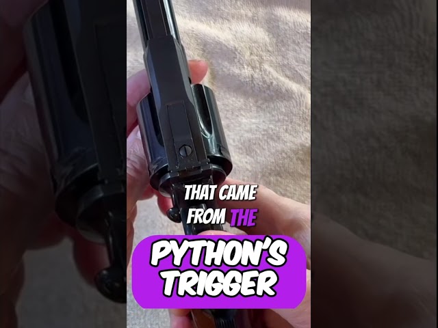 The Legendary Trigger Pull of the Colt Python #1