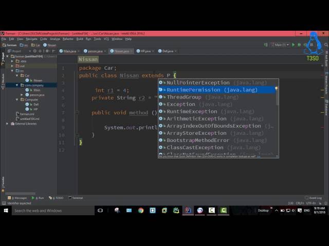 Java Object Oriented Programming 49 - Access Modifiers - Protected in Java