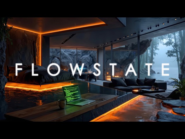 Late-Night Programming Session — Flow State Background