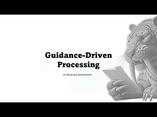 Guidance-Driven Processing | Machai