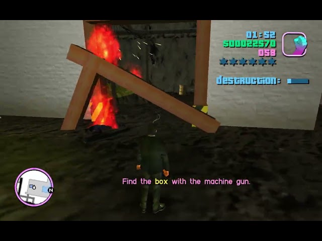 Playing as Mr. Black in GTA: Vice City (new missions mod)