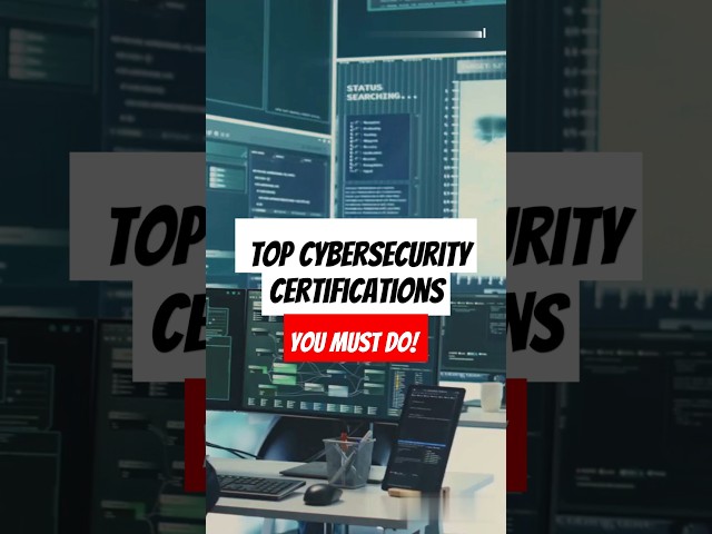 Top Cybersecurity Certifications to boost your career!