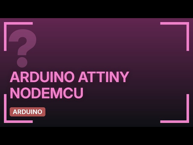Arduino: use Nodemcu to program Attiny85