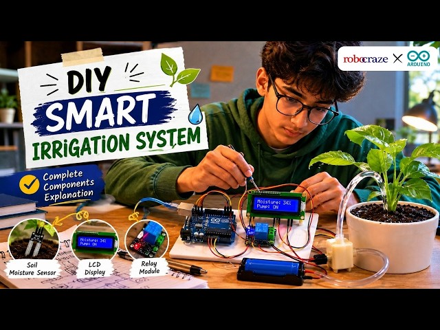Smart Irrigation System using Arduino Uno | Step-by-Step Explanation | Beginner Project Ideas