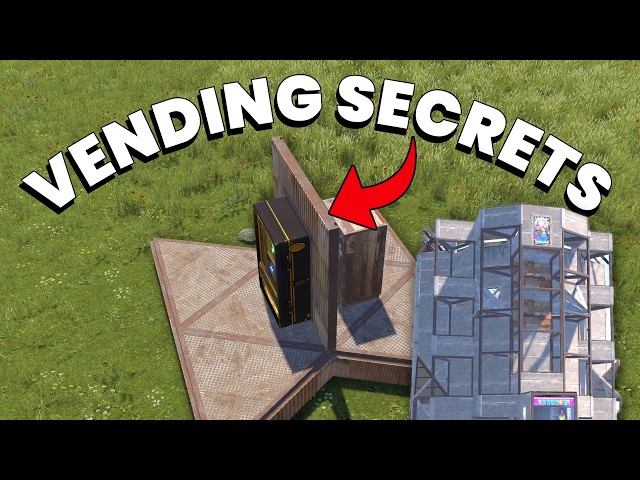 3 VENDING MACHINE Secrets + Double Bunker Base Design | RUST
