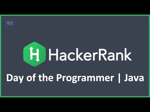 Day of the Programmer | Hacker Rank Solution in Java
