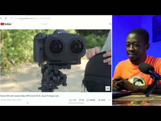 Introducing Canon VR rf5 2mm f2.8 L dual fisheye lens// A Filmmakers Reaction
