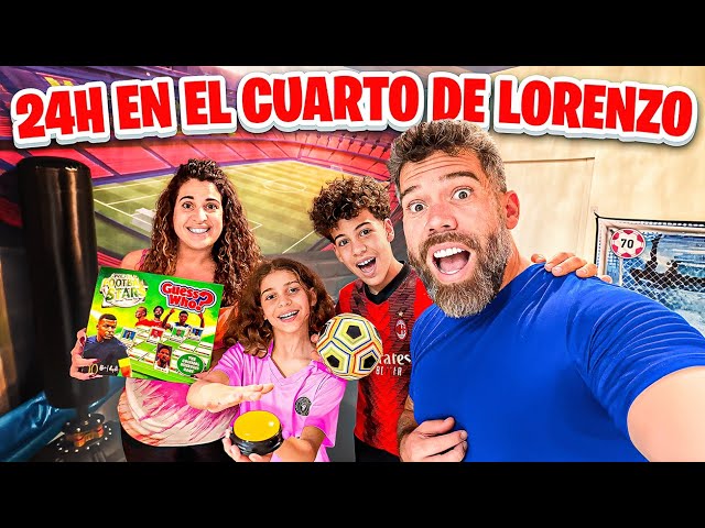 24 HORAS en el NUEVO CUARTO de LORENZO!