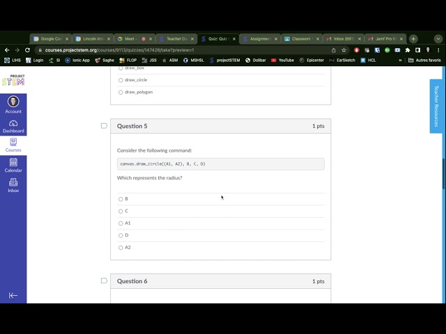 Quiz 6 CS Python