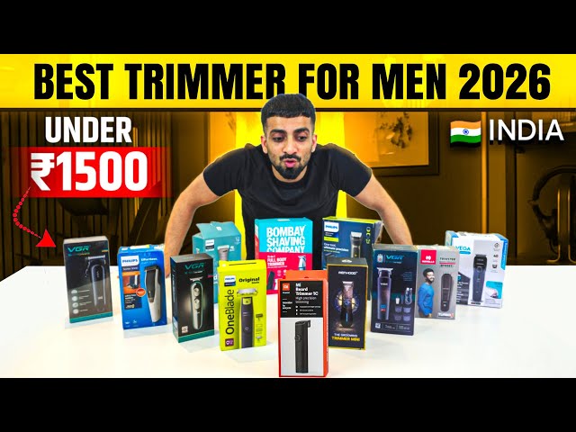 [NEW 2026] Top 5 Best Trimmer for men 2026 |  Best Trimmer Under 1500 | Best Trimmer For men 2026