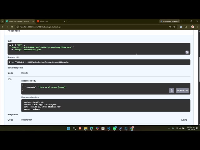 Como integrar chat bot gratis en mi api de Python ✅