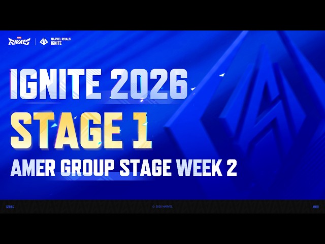 Marvel Rivals Ignite Stage 1 AMER Group Stage Week 2 Day 2