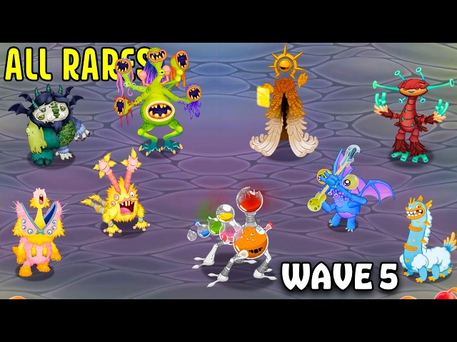 All Ethereal Workshop Rares - Wave 5 Full Song (My Singing Monsters)