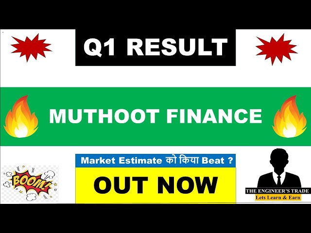 Muthoot Finance Q1 Results 2027 | Muthoot Finance Results Today | Muthoot Finance Share Latest News 