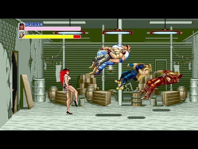 FINAL FIGHT  (ARCADE) ALL BOSS HACK EDITION POISON FULL PLAYTHROUGH