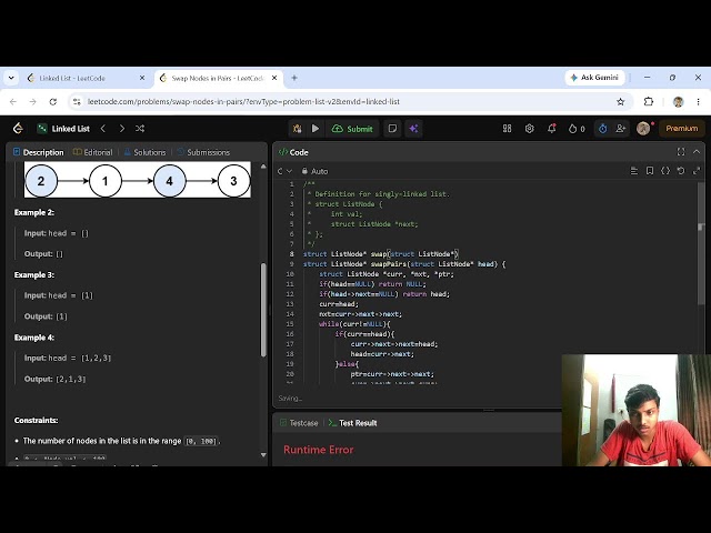 LeetCode Rank Push - Linked List and Stacks- 26 Sept 26 - Reconnect 2