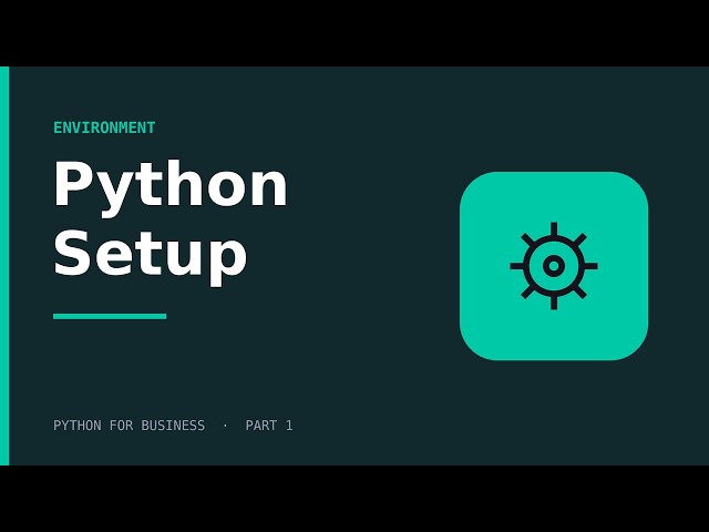 Pre-Course Setup — Install Python & VS Code