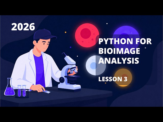 Bioimage analysis | Python | 2026 | Morpohological Operations, Dilation, Erosion, Opening, Closing