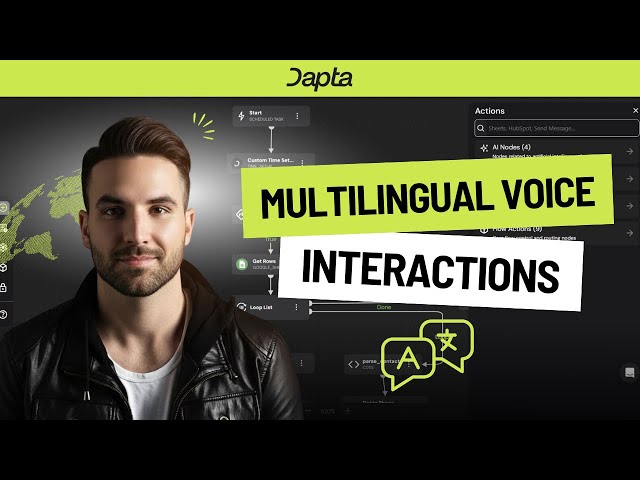 How to Build a Multilingual AI Voice Agent in Dapta (English + Spanish)