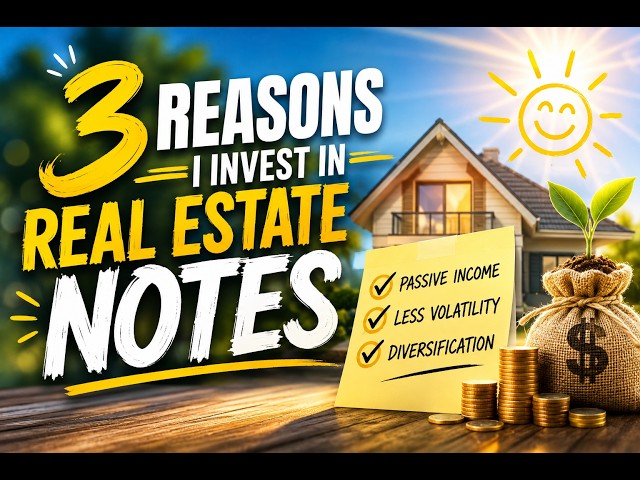 3 Reasons I Invest in Real Estate Notes