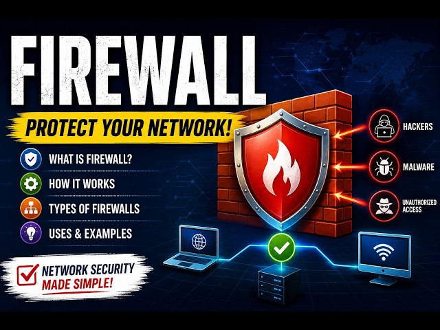 Firewall Explained in Telugu | Types of Firewalls | Network Security Basics | Computer Networks