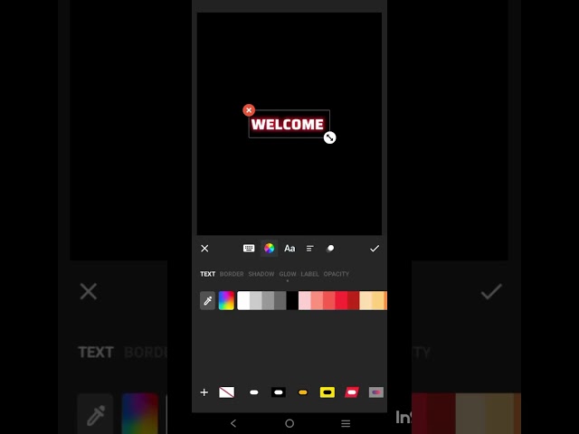 Text animation in inshot tutorial #inshot#editing#tutorial