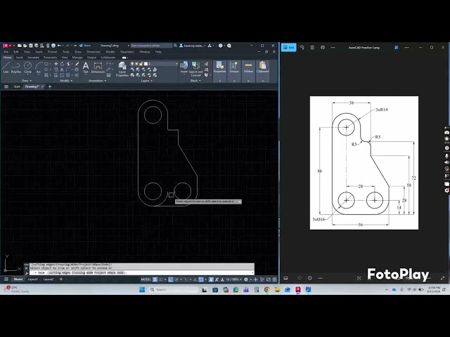 AutoCAD 2D Exercise-1 