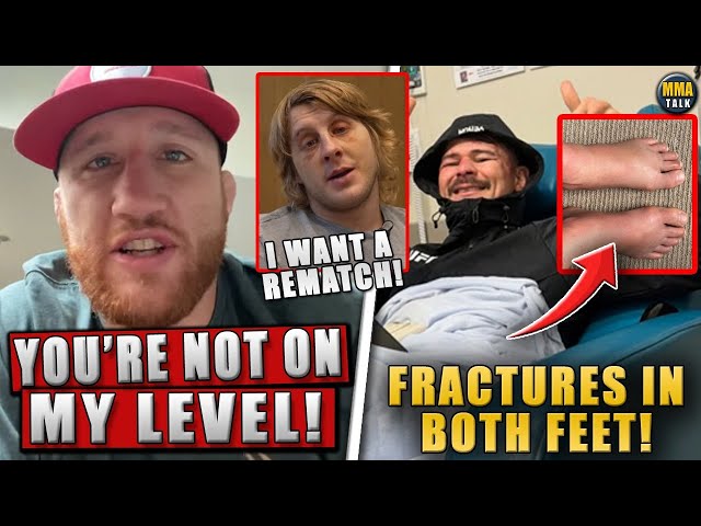 Justin Gaethje SHUTS DOWN Paddy Pimblett's rematch offer! Diego Lopes' injury UPDATE