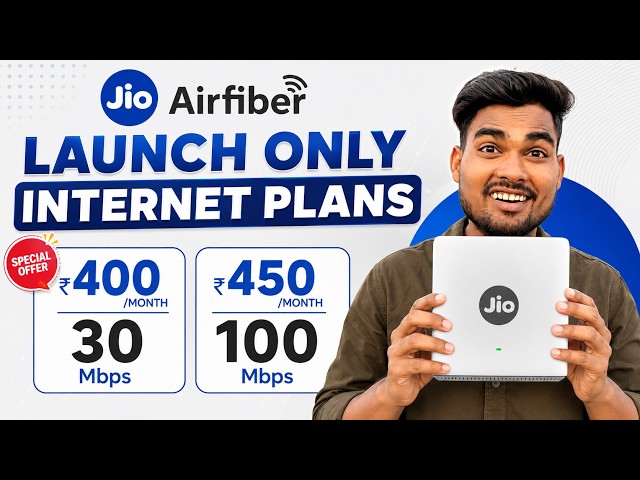 Jio AirFiber Internet-Only Plans - Jio AirFiber Installation Offer!!