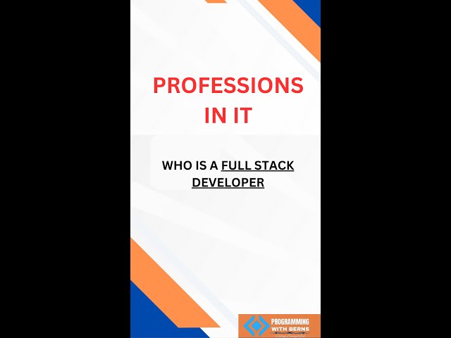 Full Stack Developer: The Mastermind Behind the Website (Everything You Need to Know!)