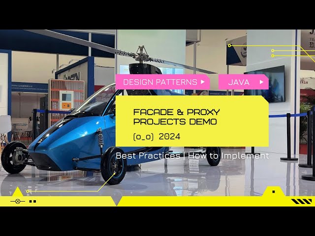 Java. Design Patterns. Facade and Proxy Example