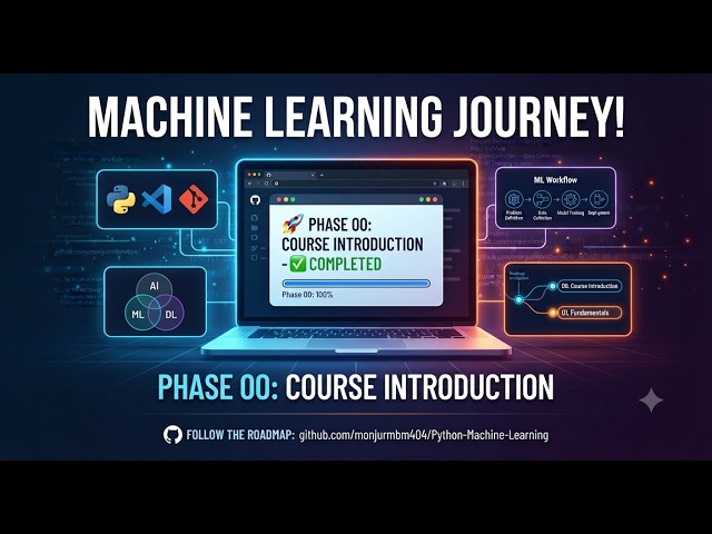 Machine Learning Journey! 00. Course Introduction