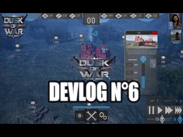 NEW survival Base building RTS game DUSK OF WAR devlog 5