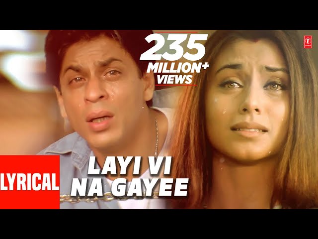 Lyrical Video: Layi Vi Na Gayee | Chalte Chalte | Sukhwinder Singh | Shah Rukh Khan, Rani Mukherjee